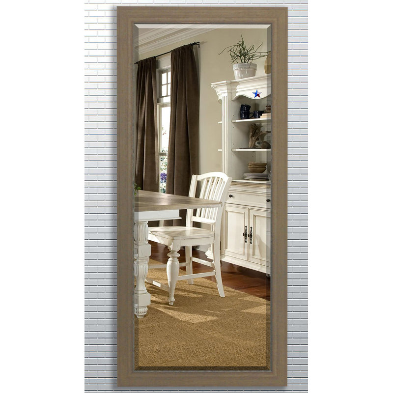 Miroir d'appoint biseauté traditionnel, H 71 po x l 30 po