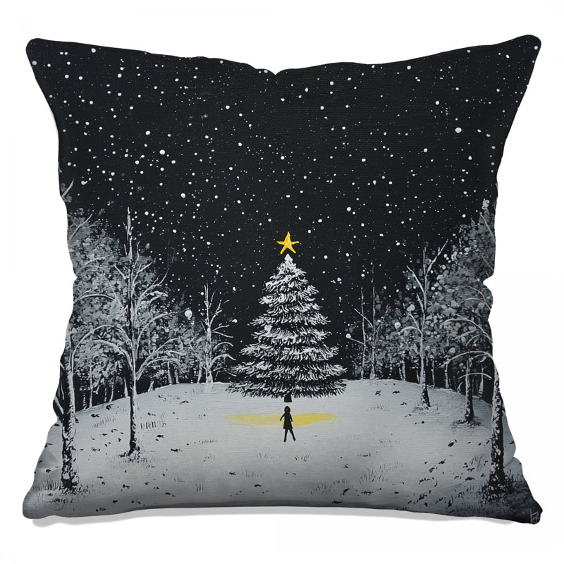 Coussin de Noël, coussins double face des Fêtes, 20 po x 20 po