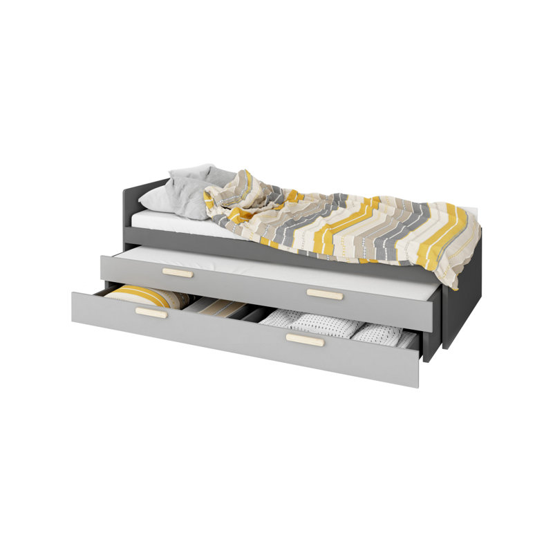 Cordell EU Single - 90 X 200 Cm Storage Bed with Mattress