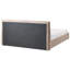 Ottoman Bed Boucle LAVAUR Taupe-759653161