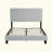 Upholstered Platform Bed Frame with Linen Fabric Headboard, No Box Spring Needed, Wood Slat Support, Easy Assembly-74633439-74633436