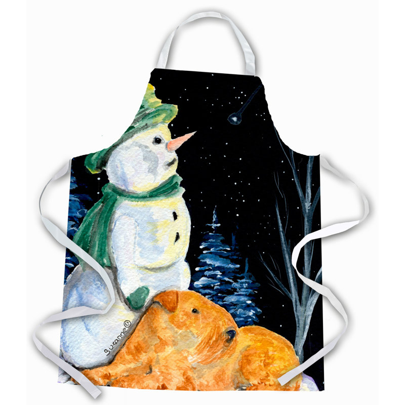 Christmas No Pattern Bib Apron