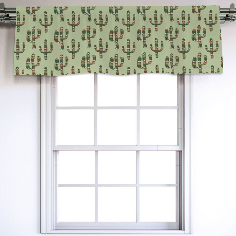 Sateen Ruffled Window Valance