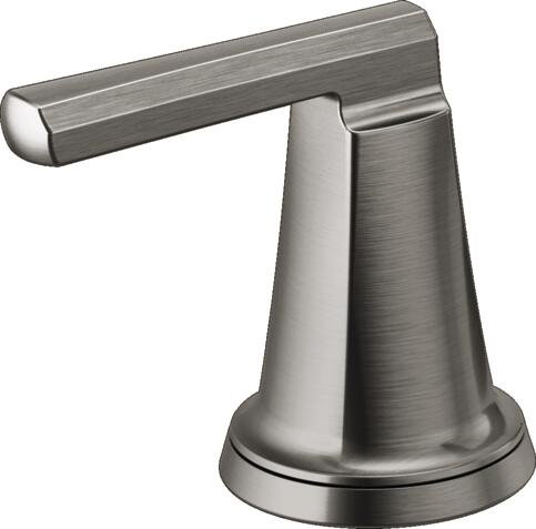 Levoir® Two-Handle Wall Mount Lavatory Faucet, Luxe Gold, Low Lever Handle, 1.5