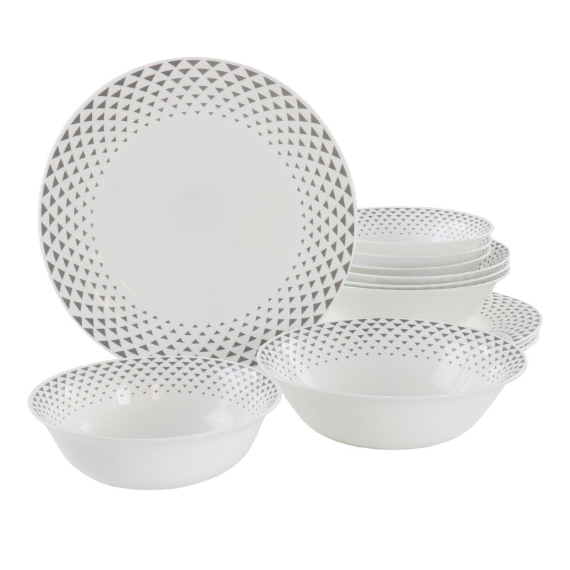 Service de table en verre Gibson - Service pour 4