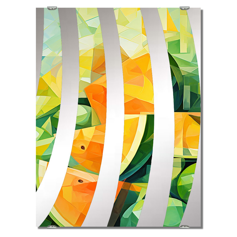 Miroir mural Melon, 32 po x 24 po