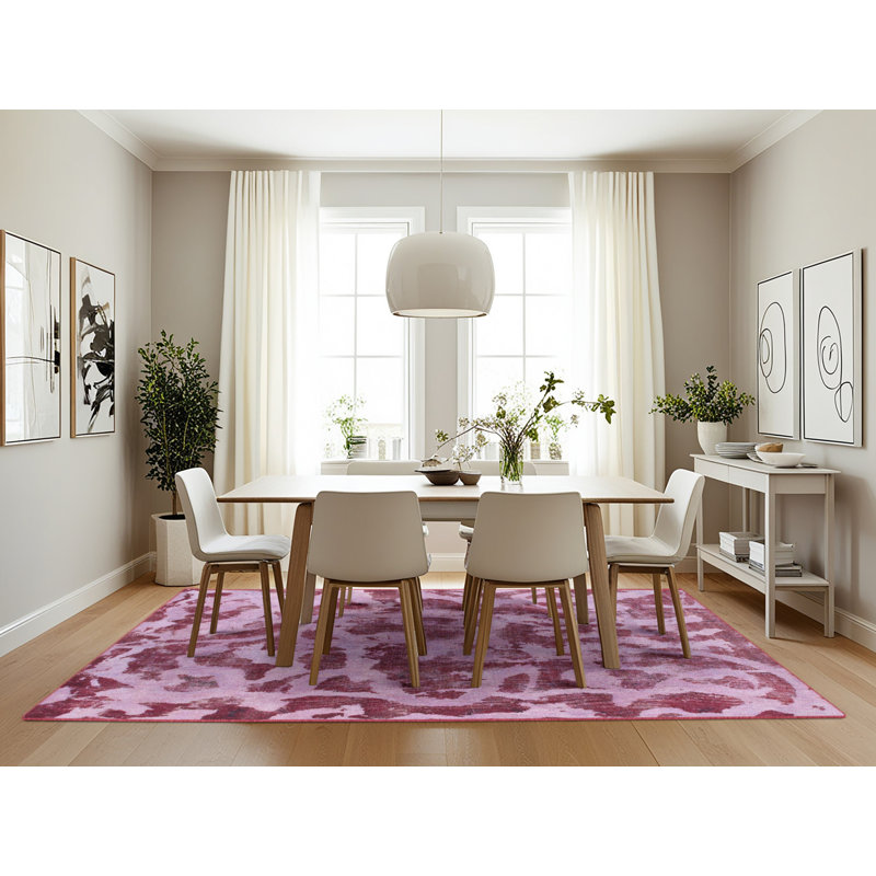 Abstract Indoor Rug, Rectangle 7' x 10'
