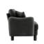 Canapé LSF avec coussin polyester gris foncé