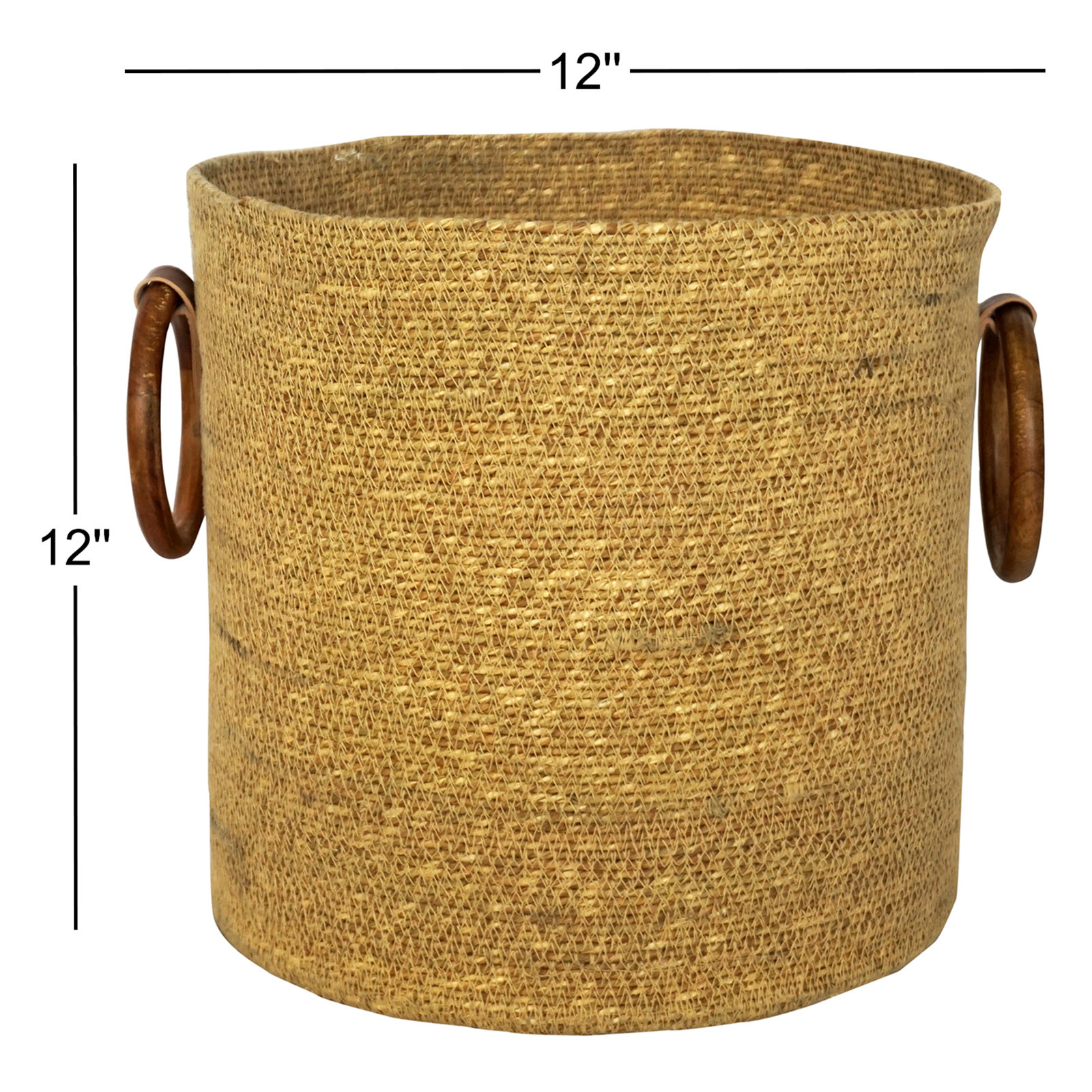 Rustic Seagrass Decorative Basket 1
