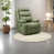 Green Faux Leather