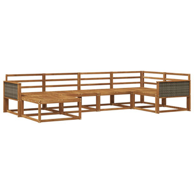 327 cm W Patio Corner Sofa