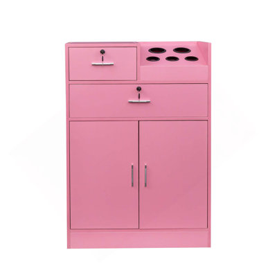 Armoire de rangement pour salon de beauté verrouillable