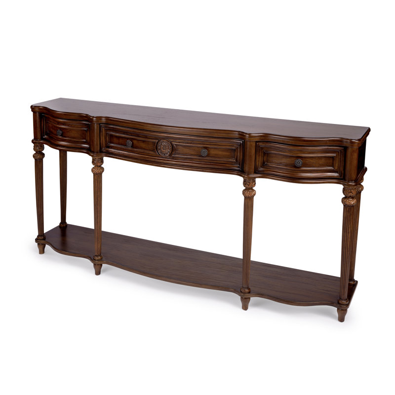 Peyton Console Table, Vintage Oak