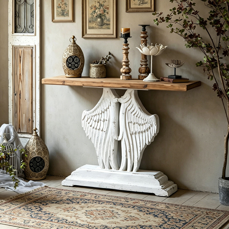Console Vintage Angel Wings