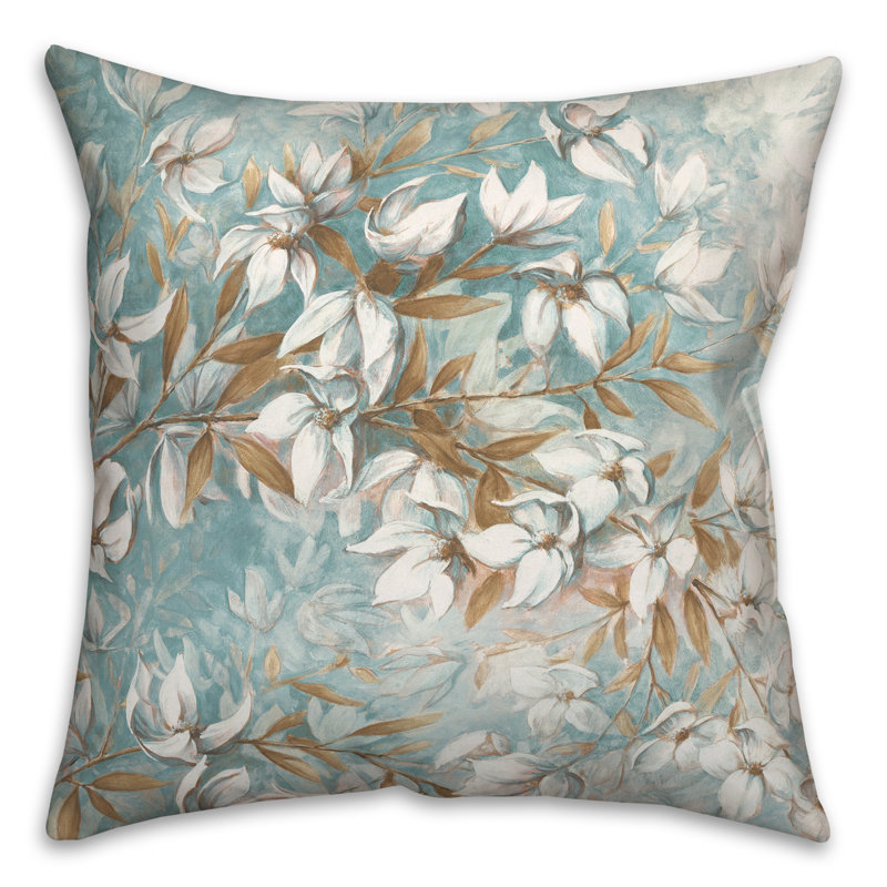 Floral Throw Pillow