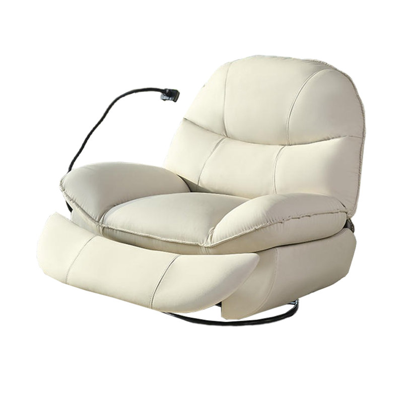 Fauteuil inclinable en similicuir Ferncliffe, Beige
