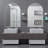 24'"W×36"H Silver Arch Metal Bathroom/Vanity Mirror Accent Wall Mirror Wall Mounted Makeup/Shaving Mirror Modern Wall Decor for Living Room Bedroom Dining Room Entryway Hallway-986569136