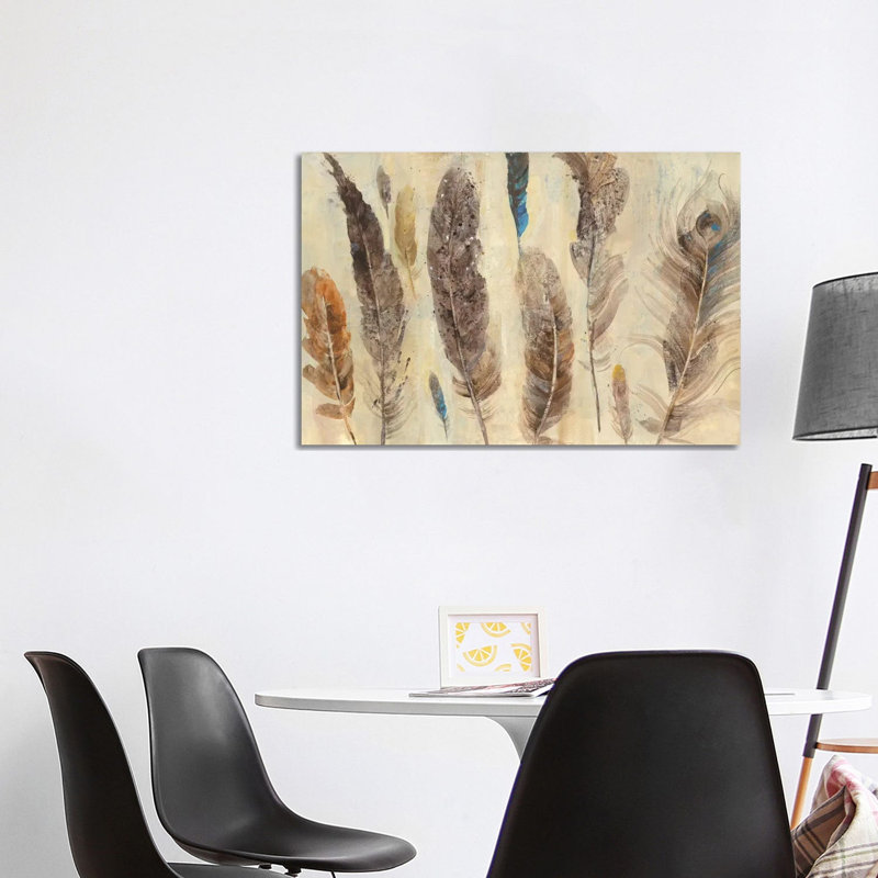 Feather Study by Albena Hristova - Gallery-Wrapped Canvas Giclée on Canvas, No Frame, 101.6 cm H x 66.04 cm W x 1.91 cm D