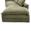 Canapé modulaire en tissu de polyester noir Boneless-1765492147
