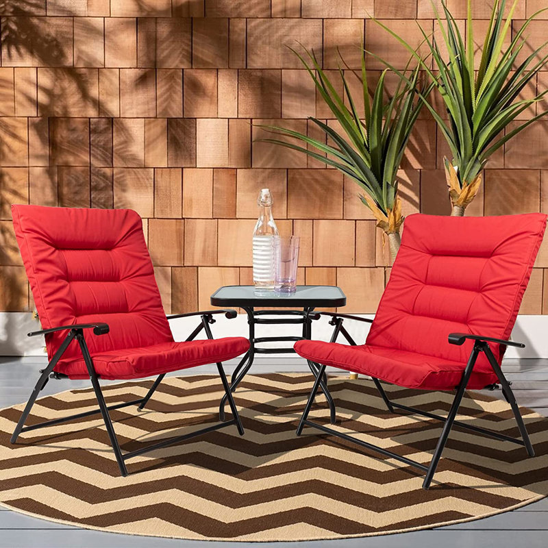Shoshana Folding Zero Gravity Chair, Red
