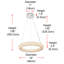 Lustre rond / ovale à intensité variable Brindalla-1084225030-1084225028