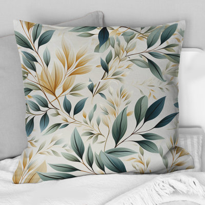 Coussin Neutral Leaves - Plants