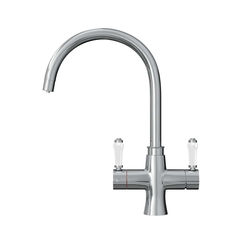 Fohen Touch Kitchen Faucet, Polished Chrome