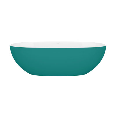Barcelona 70.875" x 34.125" Freestanding Soaking Bathtub