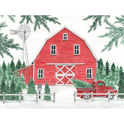 «Grizwold Tree Farm On Canvas» par Cindy Jacobs, reproduction