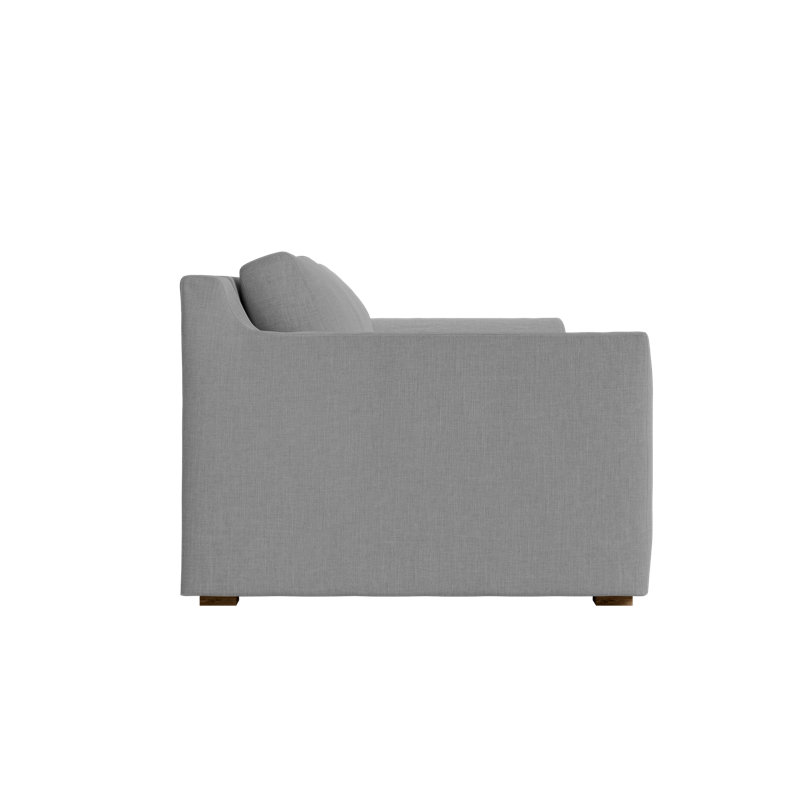 All-Natural Elevate Sofa 96", Moon Upcycled Poly