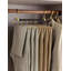 Cintre pour pantalons pliable en alliage d'aluminium-388330562