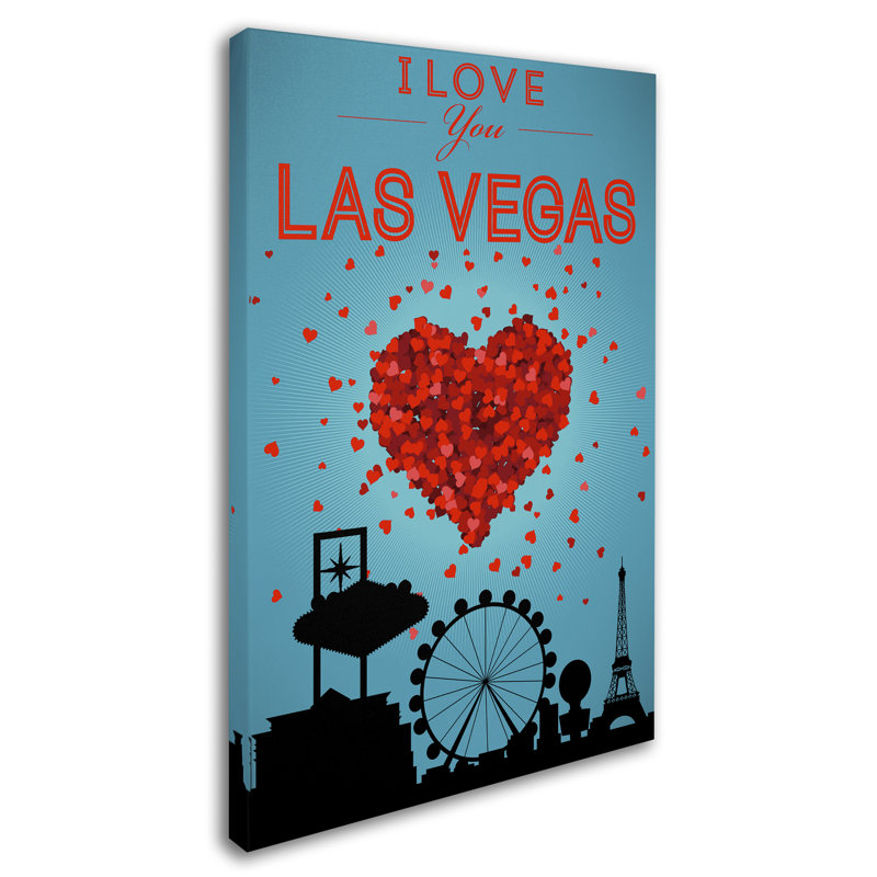 «Kadey Las Vegas», impression sur toile, H 32 po x l 22 po x P 2 po