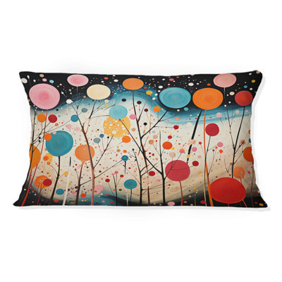 Coussin décoratif coloré Mid Century Abstract Fusion VII - Abstract Midcentury