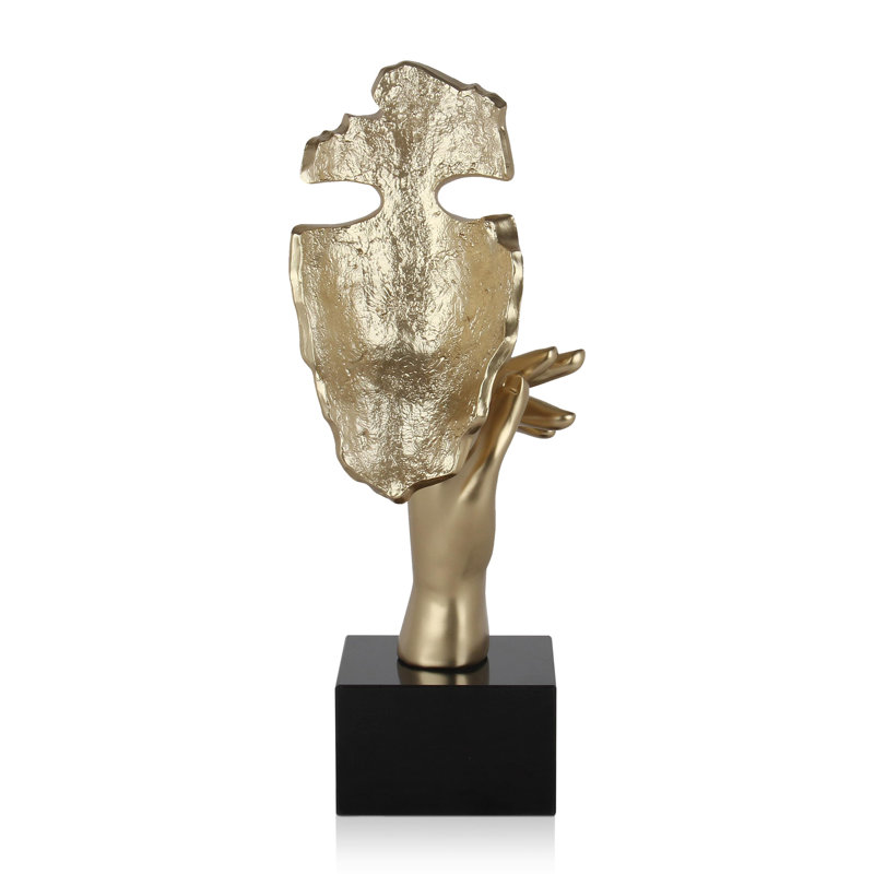 Aagna People Figurines & Sculptures, Gold