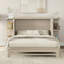 Armoire-lit en bois de pin massif avec station de charge et 2 tablettes ouvertes-1380467711-1380467704