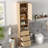 67.7" Tall Freestanding Bathroom Storage Cabinet With 1 Door, 3 Drawers, Adjustable Shelf, Open Storage