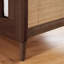 Tutti Bambini Japandi Cot Bed Warm Walnut