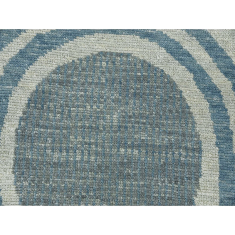 Tapis 100% laine noué à la main 12 pi 2 po x 15 pi 2 po de style Art déco 117C35BB2AE74943A7C3F86BBA171A42