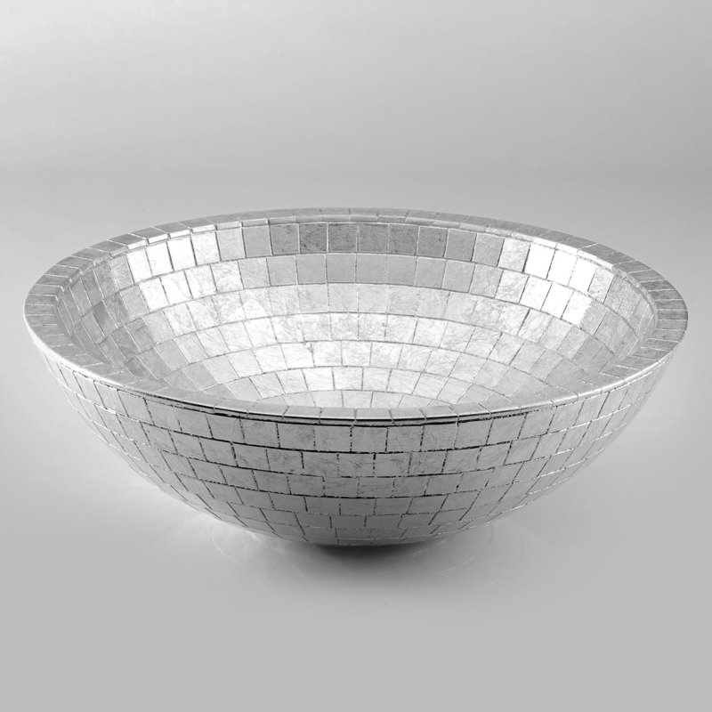 16.6'' L Bathroom Sink, Silver