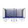 Teamson By Crowntec 15X9ft Black Rectangular Trampoline With Ladder & Enclosure
