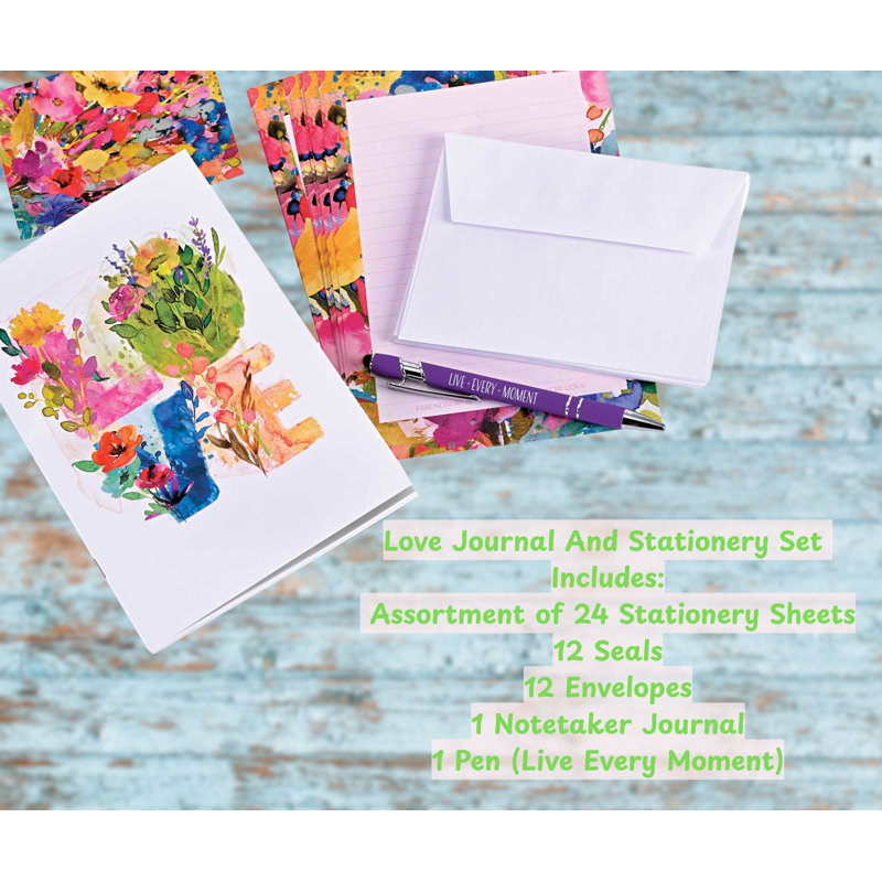 Ensemble de papeterie à journal
