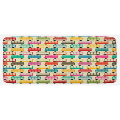 Cottage / Country Synthetic Kitchen Mat