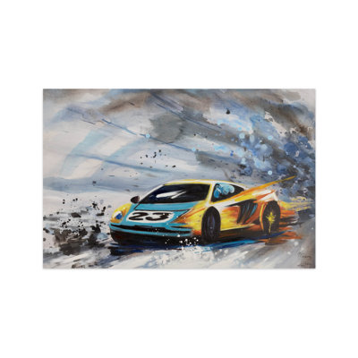 Hand -painted tunnel view acrylic painting