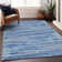 Premium Machine Washable Prisco Blue Rug