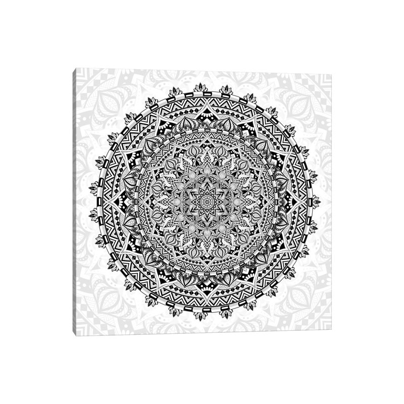 Mandala Love by Cameron Gray - Wrapped Canvas Print, 93.98 cm H x 93.98 cm W x 1.91 cm D