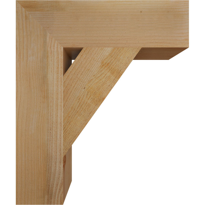 Support de bloc traditionnel, Douglas (sciage brut), H 26 po x l 6 po x P 22 po