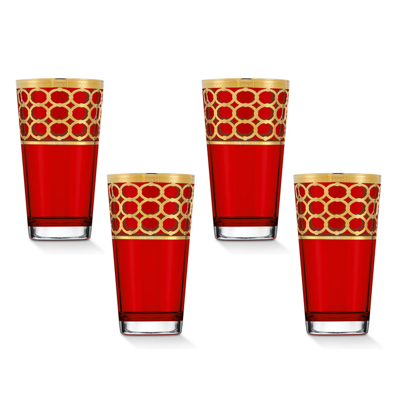 Ensemble de 4 balles Lorren Home Trends, Rouge