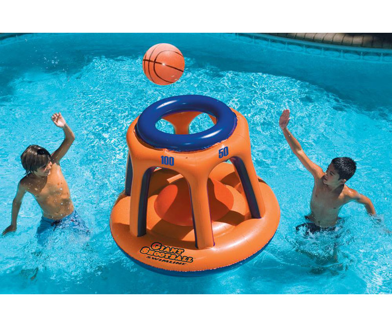 Jouet de piscine gonflable basketball Hoop