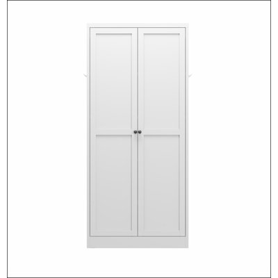 61" White Metal Kitchen Pantry Cabinet Adjustable Storage with 4 Shelves (110lb Capacity), Heavy Duty Freestanding Pantry Organizer for Kitchen, Pantry, Living Room