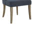 Chaise de salle à manger rembourrée avec pieds en bois massif H 19,69 po Willow Bontrager-117798836